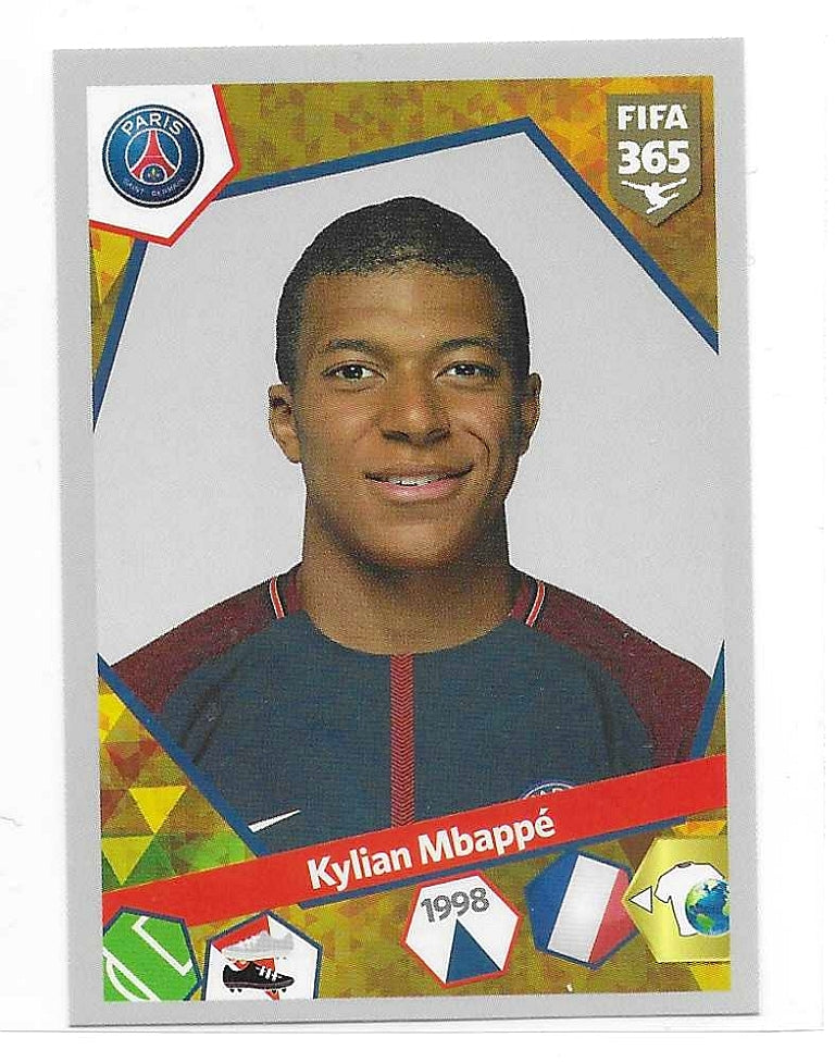 Kylian Mbappe - 2018 FIFA 365 Sticker - PSG