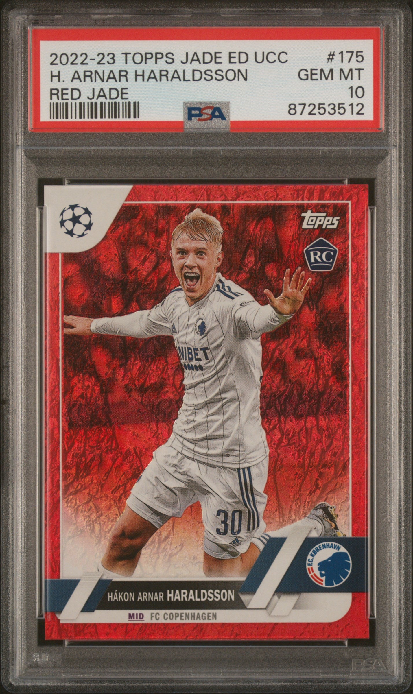 Håkon Haraldsson - Topps Jade Edition - Red Jade /5 - Fc København