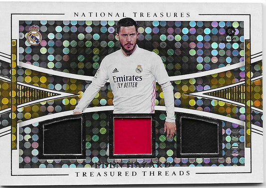 Eden Hazard - 2020-21 Chronicles National Treasure - Trippel Match Worn Material /49 - Real Madrid