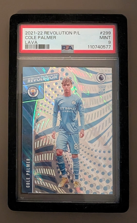 Cole Palmer - 2021-22 Panini Revolution PL- Lava /10 - PSA 9 - Rookie - Manchester City