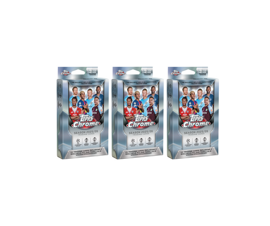 Topps Chrome UCC 2025-26 - Hanger Box 3 stks