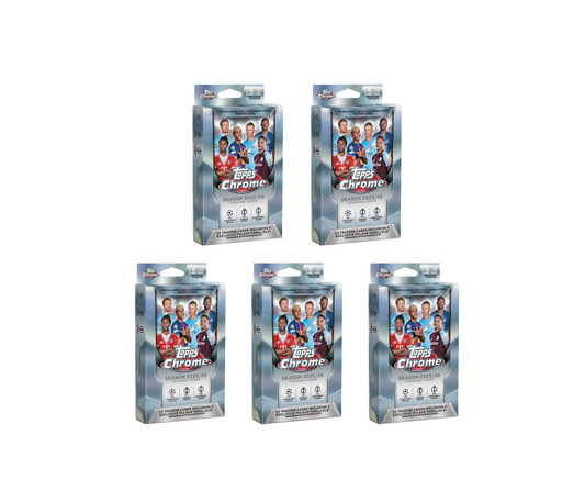 Topps Chrome UCC 2025-26 - Hanger Box 5 Stks