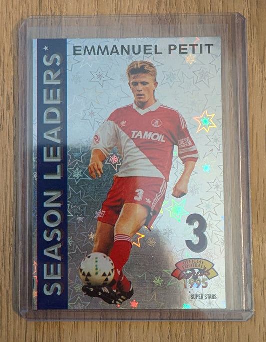 Emmanuel Petit - Panini Carte Foot 1995 - Season Leaders - AS Monaco