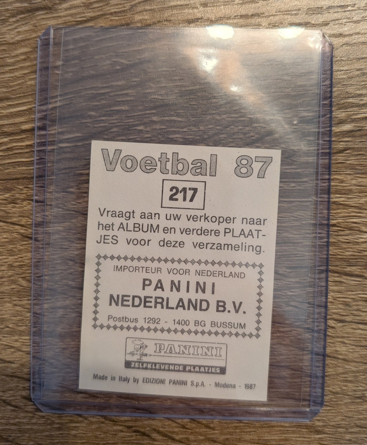 Jan Hienze - Voteball 87 - PSV