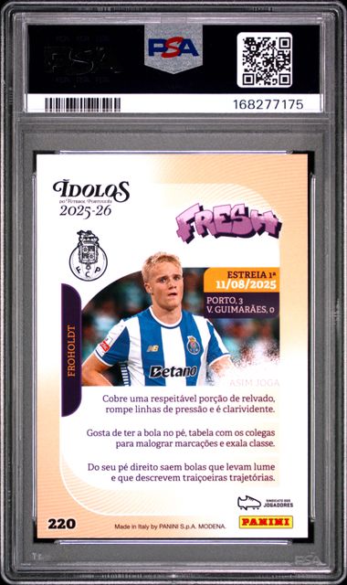 Victor Froholdt - Panini Idolos - Rookie